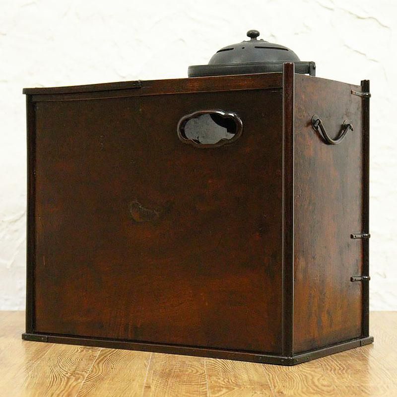 希少 小引出し付き 煙草盆 喫煙具 煙管 大名道具 日本の道具 昔の