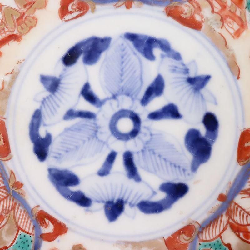 動物と鳥の手描き色絵小皿｜伊万里焼｜かわいいアンティーク