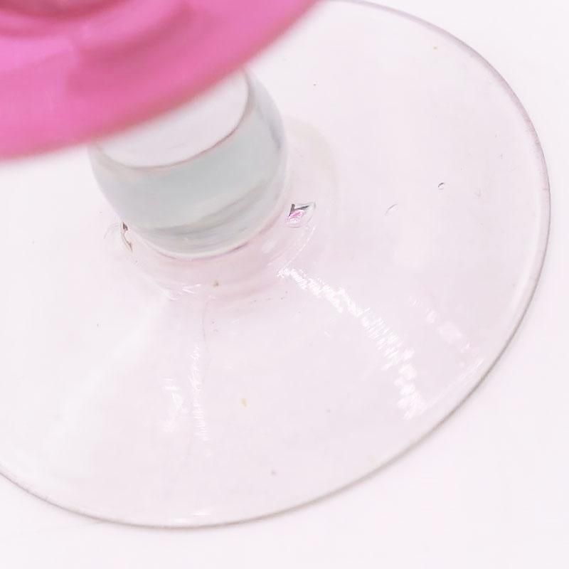 大正ガラス 吹きガラス コンポート 直径15cm 高さ14cm