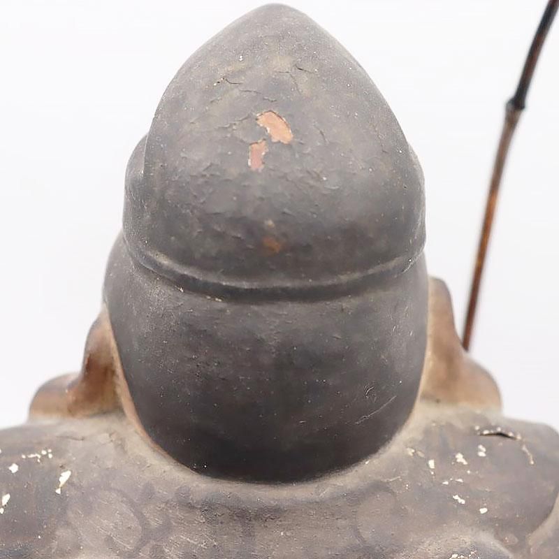木製 恵比寿様 民芸 置物 明治大正時代 高さ43cm