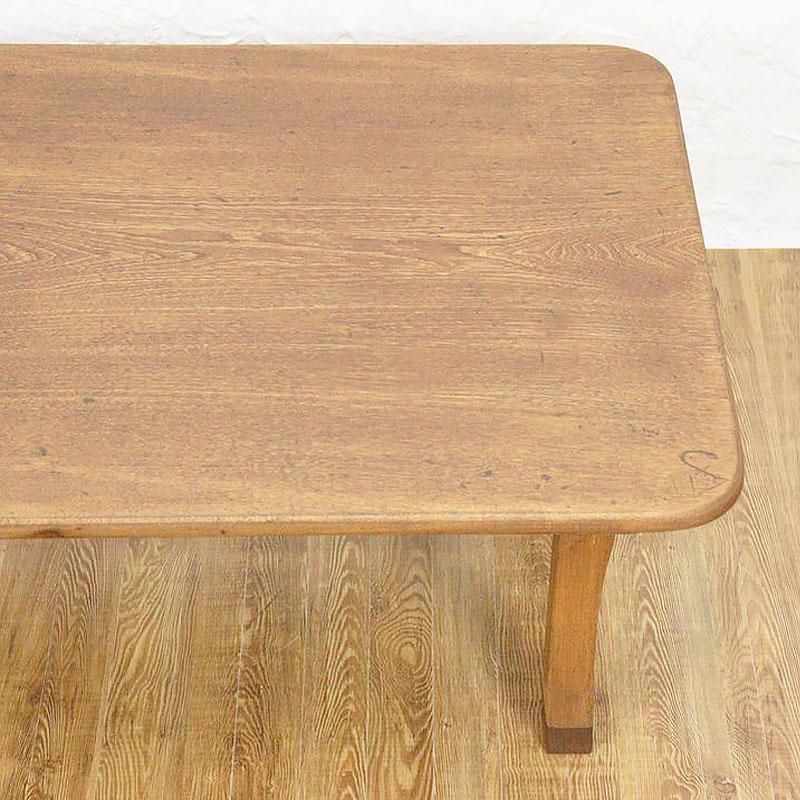 大正昭和レトロ角ちゃぶ台 ケヤキ材使用 折りたたみ式ローテーブル