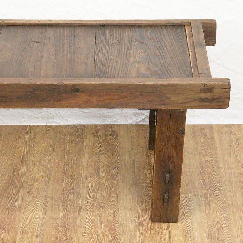 大正時代の木製アンティークベンチ｜幅120高さ40.5cm｜和風で佇まいが