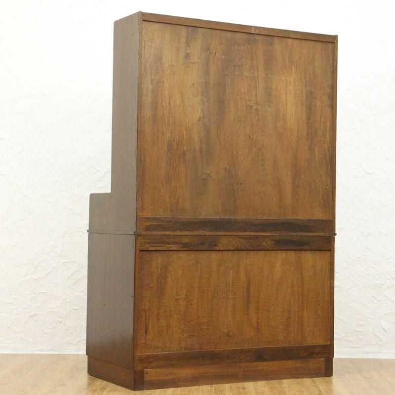 収納キャビネット チェスト付き レトロ 昭和中期 コンパクト