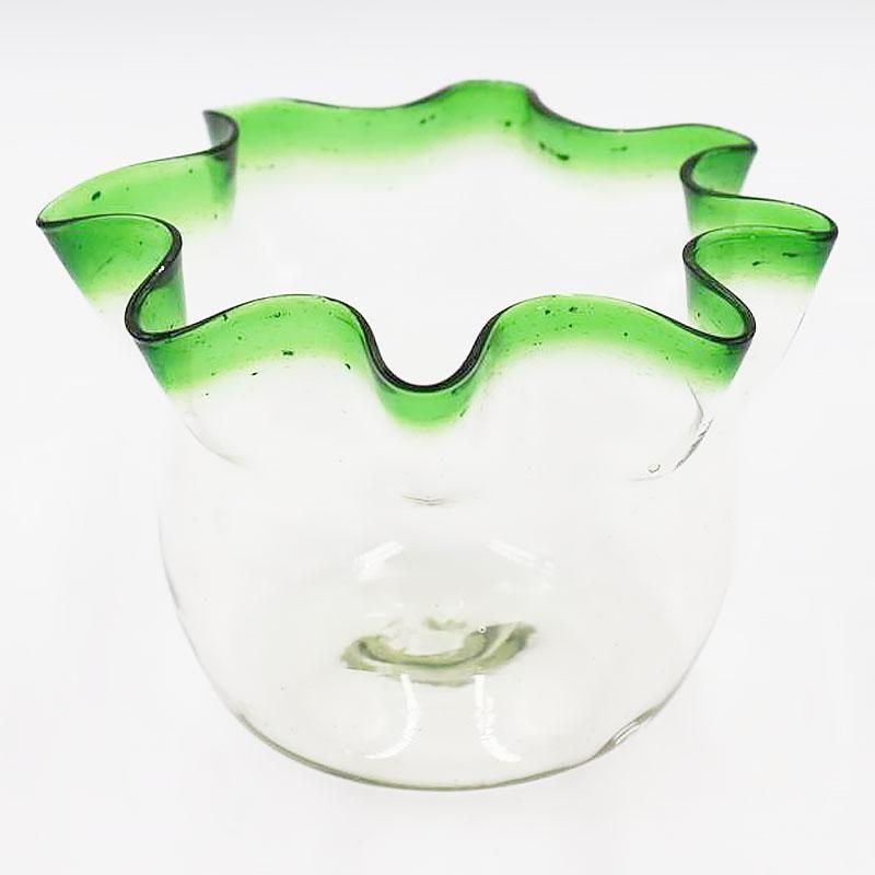 大正色ガラス 金魚鉢 🎐【金魚鉢】🎐 昔懐かしい涼しさを感じる青色と