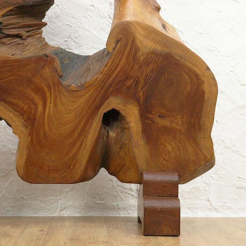 欅で作った衝立