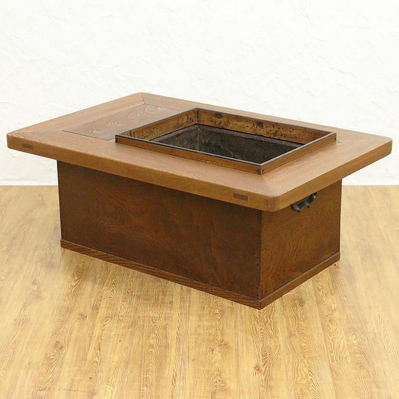 関西長火鉢 骨董 アンティーク 日本製 古民具 暮らしの道具 ケヤキ材