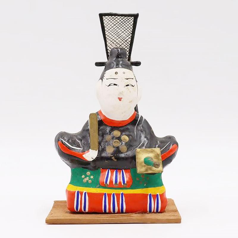 置物・オブジェ 天神さま 三春張子 昭和初期 14cm