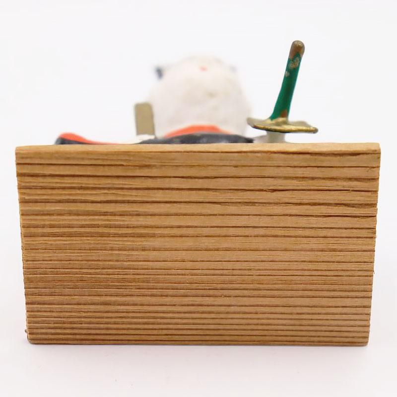 置物・オブジェ 天神さま 三春張子 昭和初期 14cm