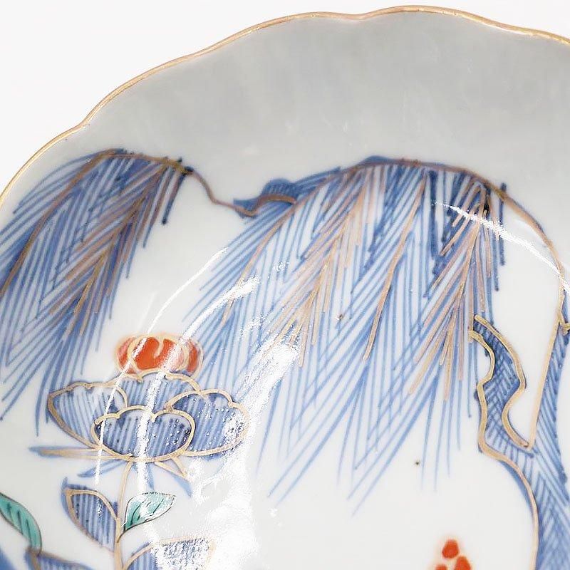 手描き色絵なます皿｜深皿取り皿鉢｜アンティーク和食器｜おしゃれ普段使い