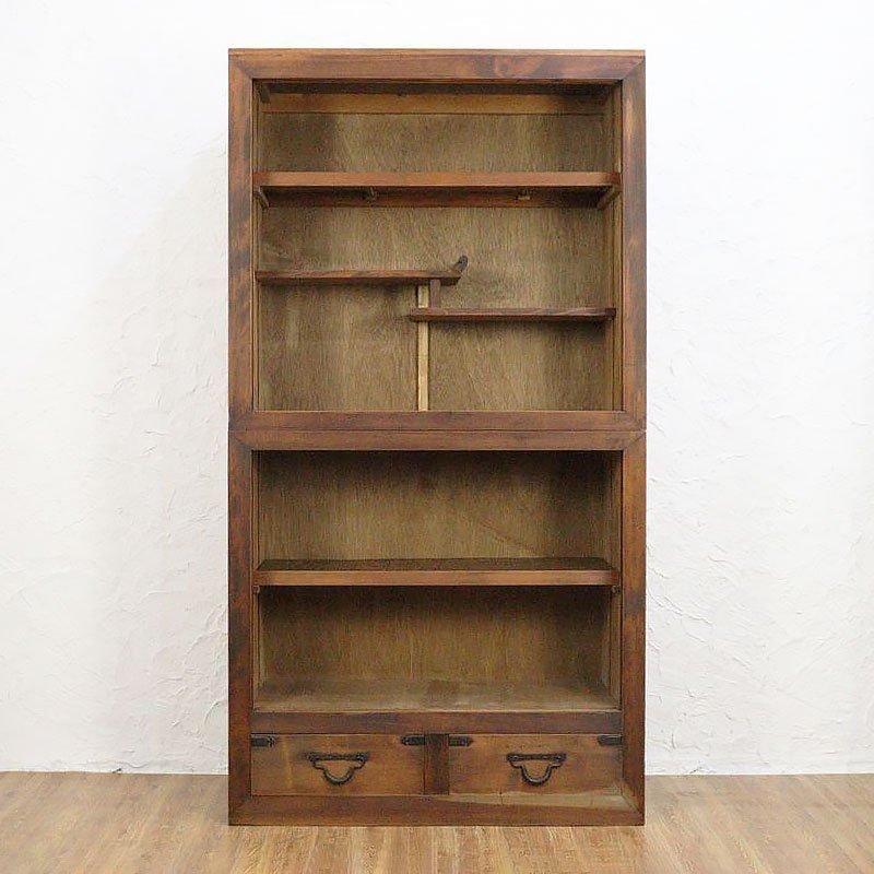 キャビネット 水屋箪笥 大正時代 杉製 引戸キャビネット