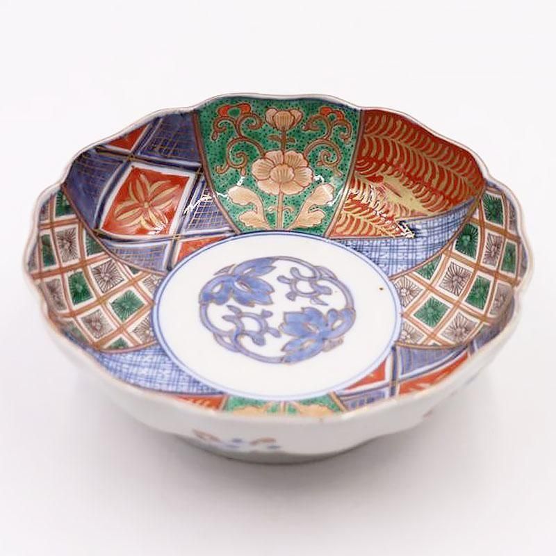 108 伊万里 色絵 膾皿 5客 5寸皿