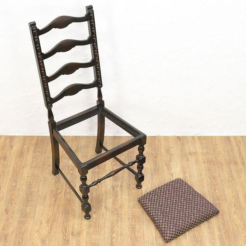 ダイニングチェア イギリス製 ハイバック 1940-60年頃