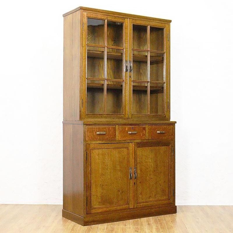 昭和レトロな木製キャビネット 購入 調整可能な棚付き 昭和 レトロ