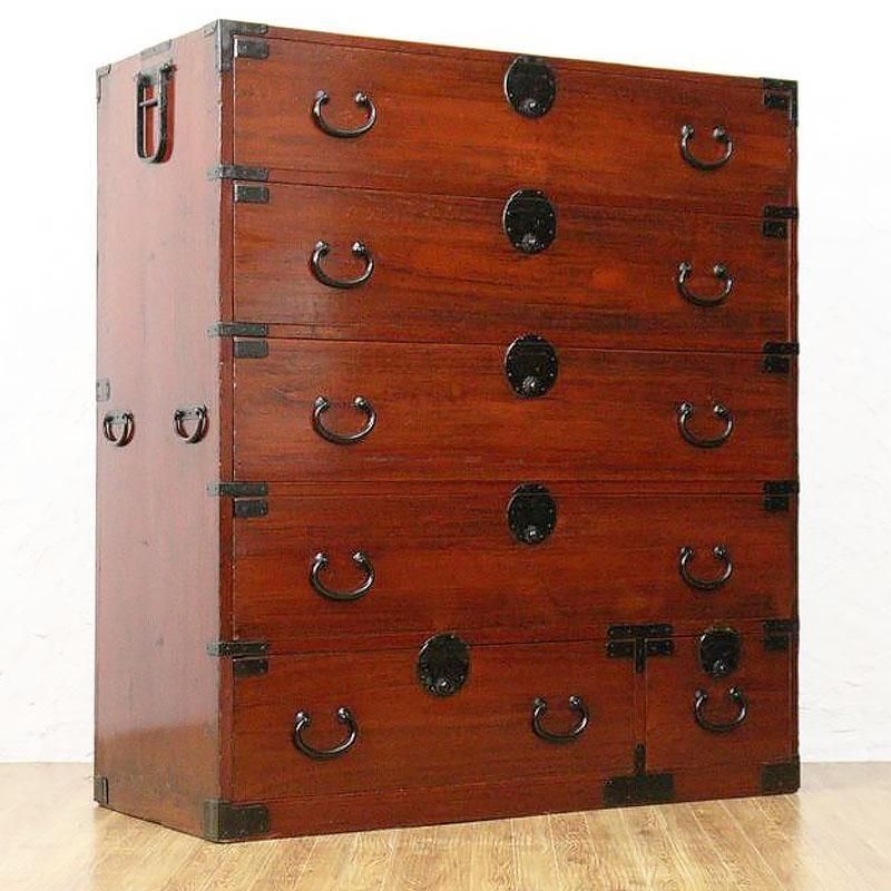 小箪笥 和製アンティーク 箪笥 時代箪笥 小物収納 引き出し 帳場箪笥