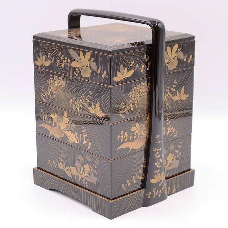 重箱・弁当・櫃｜螺鈿・蒔絵・沈金など格調高いアンティーク漆器の収納器