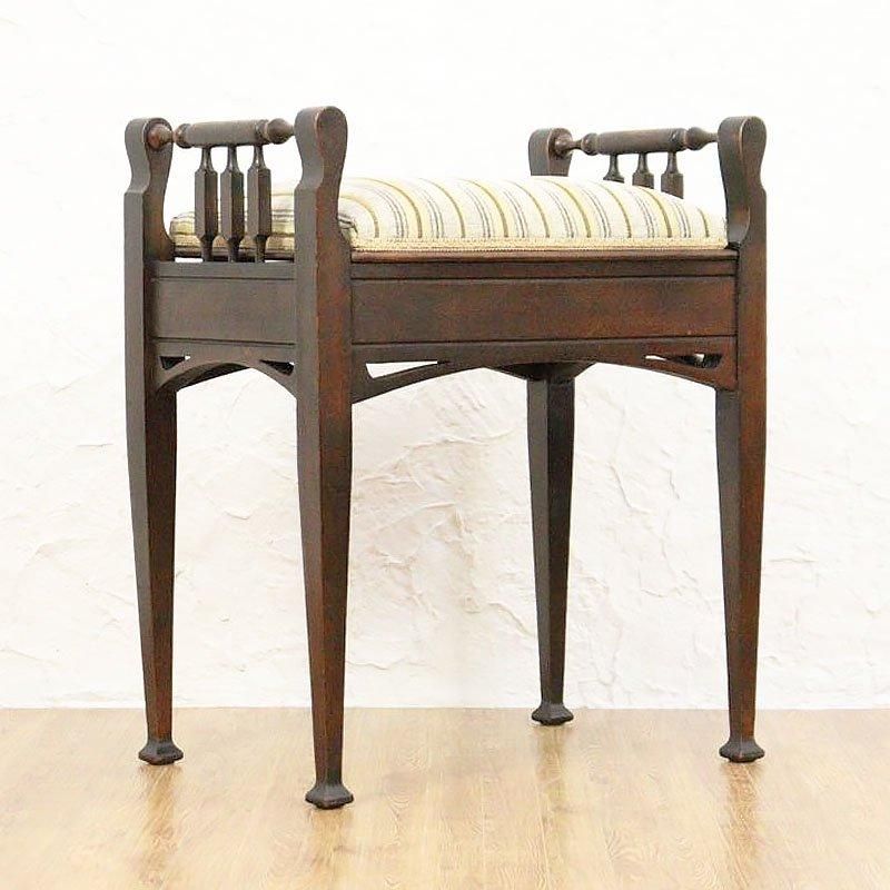 ピアノスツール 英国製 マホガニー 1930-60年頃