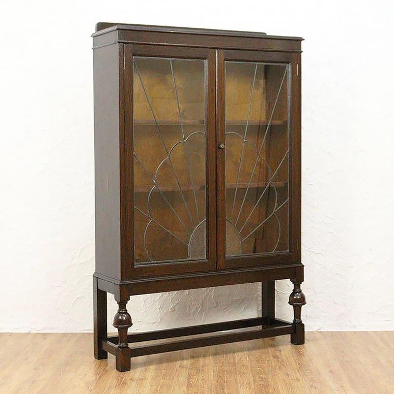 イギリス アンティーク家具 ディスプレイ キャビネット 1930年頃 771A