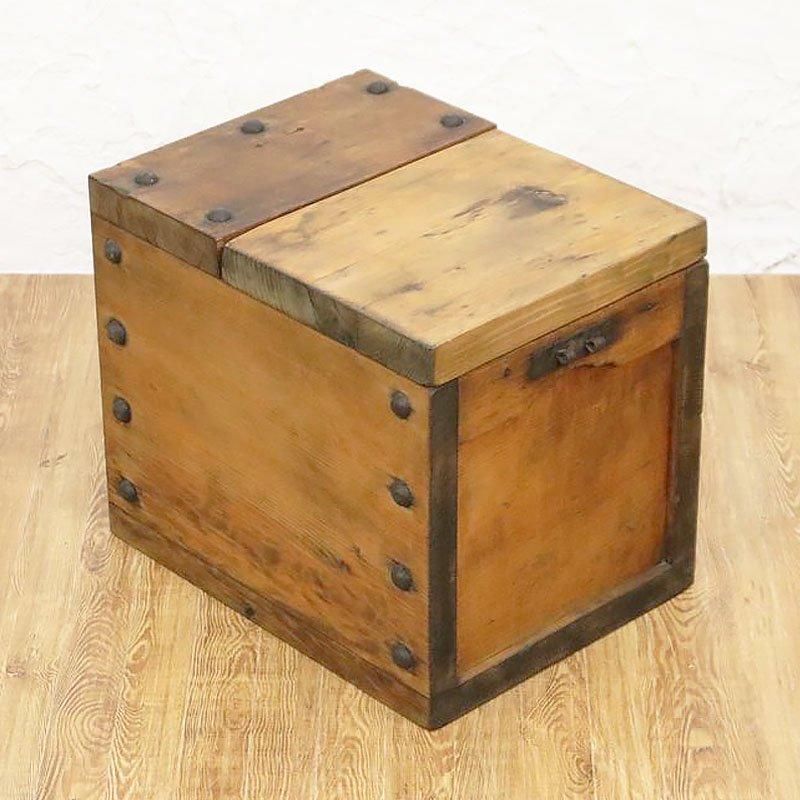 パスザバトンで購入 アンティーク小物入れ 古い箱 USED パスザバトンで