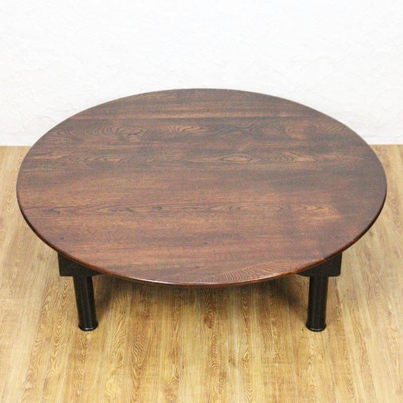 丸ちゃぶ台 日本製 木の温もり 昭和初期 直径104cm