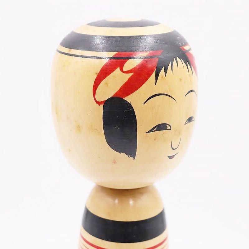 こけし 人形 徳永慎一 昭和初期 直径8cm 高さ32cm