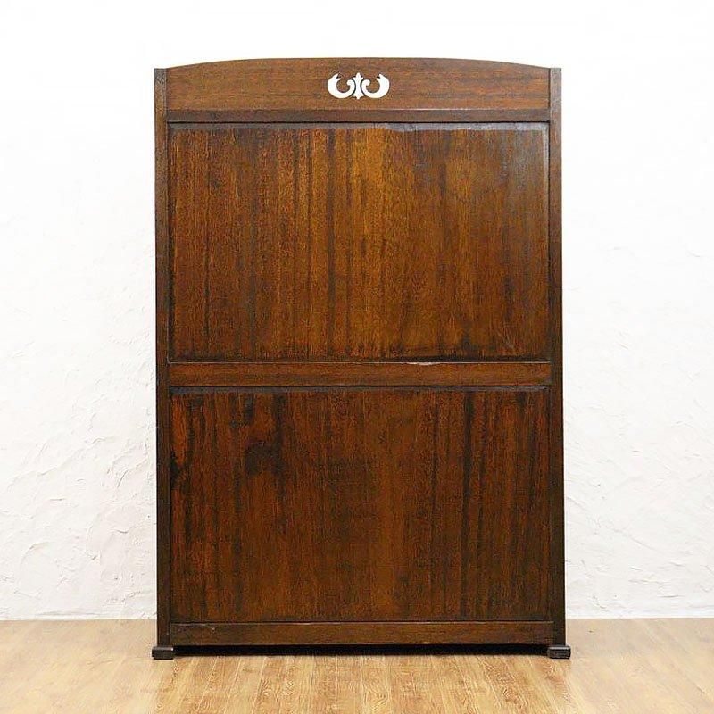 和製ライティングビューロー 簿記机 レトロモダン 収納デスク