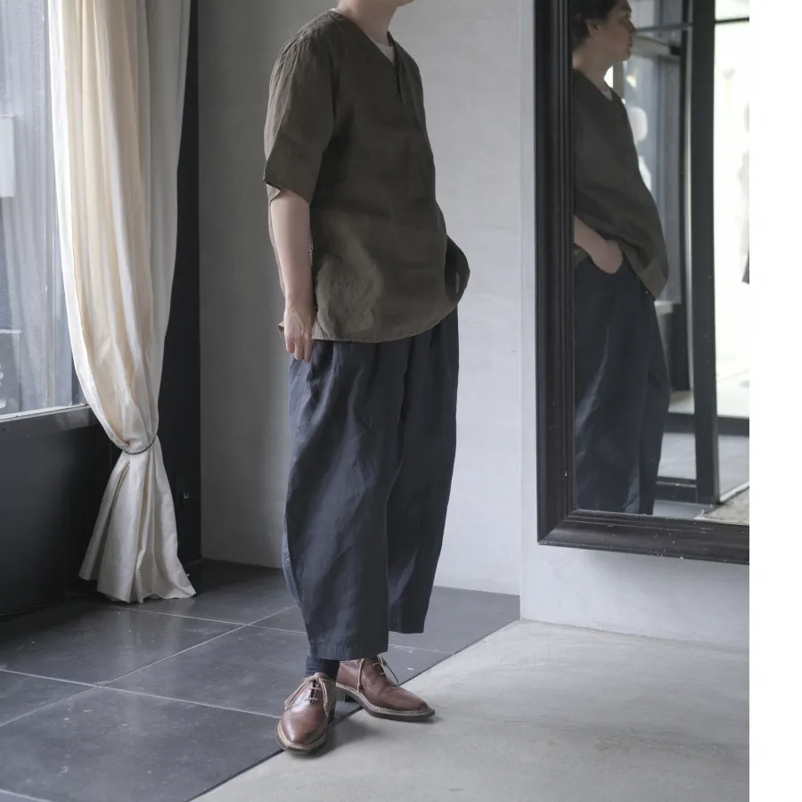 MITTAN | 大麻パンツ（墨黒） - c a b i n e t O N L I N E S T O R E