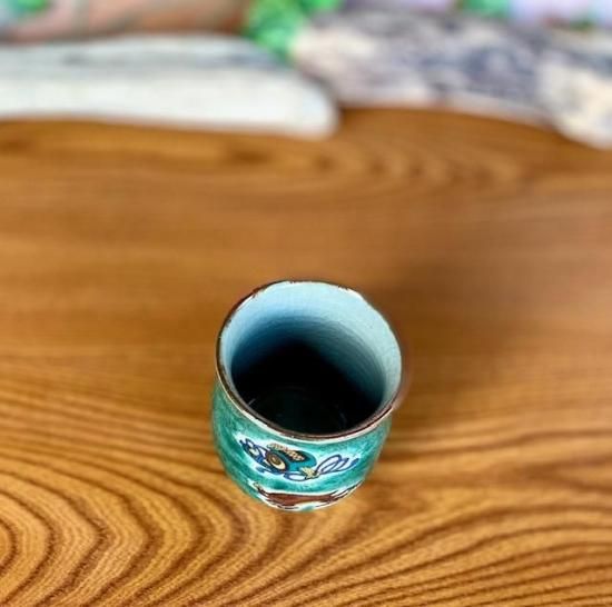 九谷焼 湯呑 湯飲み ゆのみ茶碗 大 干支 イノシシ(亥) 下塗り-百華園