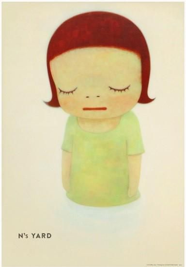 模写 シルクスクリーンアート 65/150 奈良美智 模写 シルクスクリーン