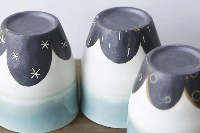 フラワーカップ(水色) - Craft・Gift ヤッチとムーン オンラインショップ