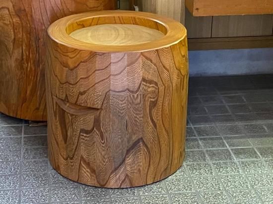 天然けやき臼（4升）餅つき