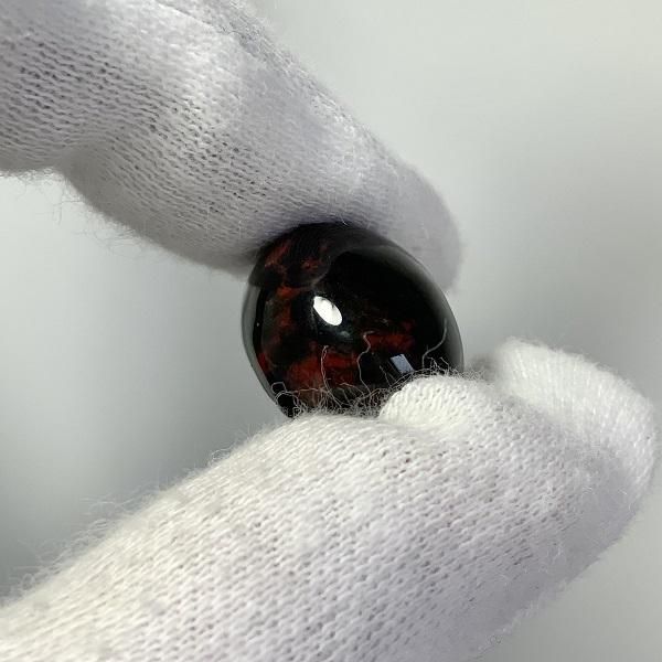 研磨品 十勝石玲瓏 ゴールデンマホガニーオブシディアン 特級品 研磨品