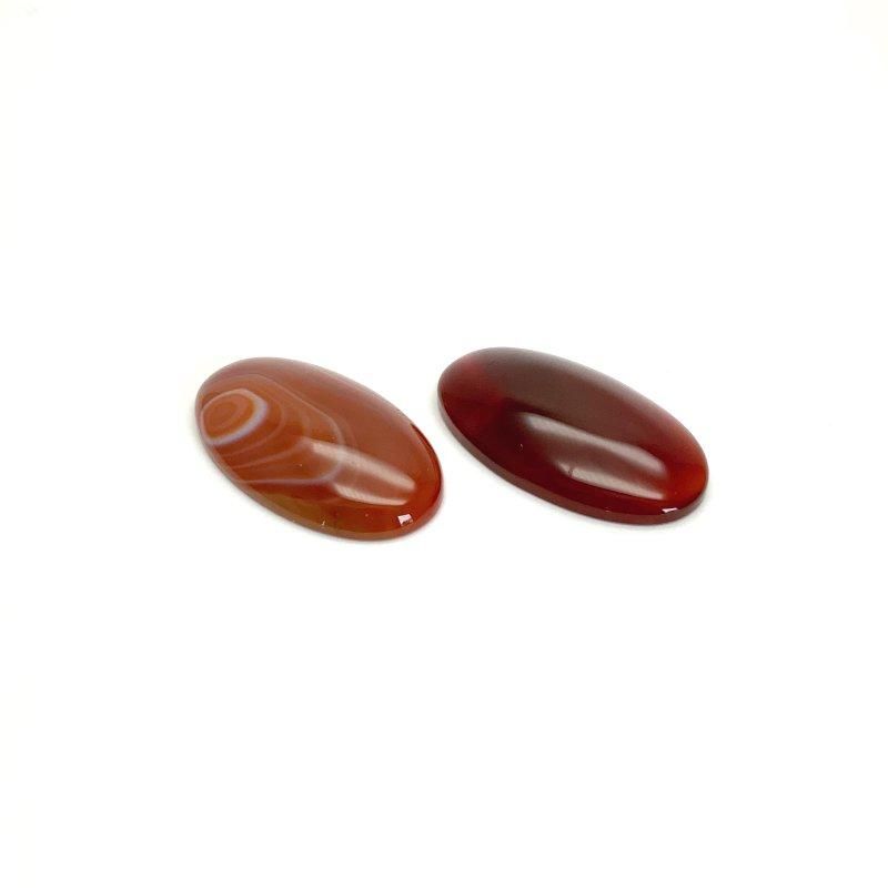 めのう ルース 2個セット 】 縞めのう 瑪瑙 メノウ agate アゲート