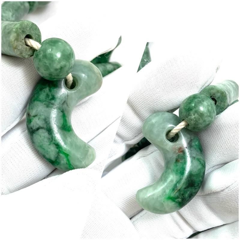 神式ネックレス (糸魚川翡翠) 】 御祈玉 赤めのう 古代装身具 まがたま