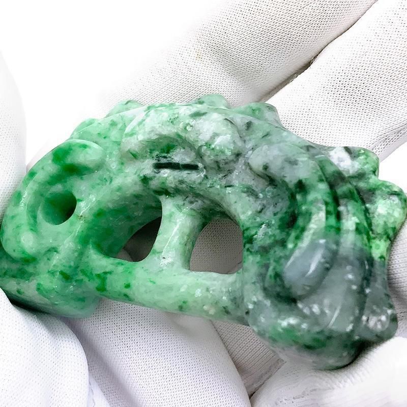 糸魚川翡翠 出雲國金崎一号墳 レプリカ 勾玉 】 | めのうの店川島