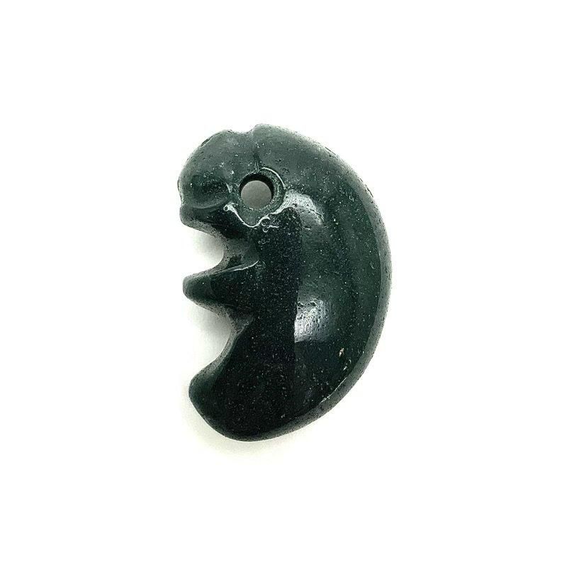 出雲石碧玉青石勾玉24、8mm