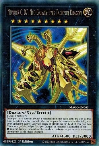 No.107 銀河眼の時空龍 ウルトラレア CNo.107 超銀河眼の時空