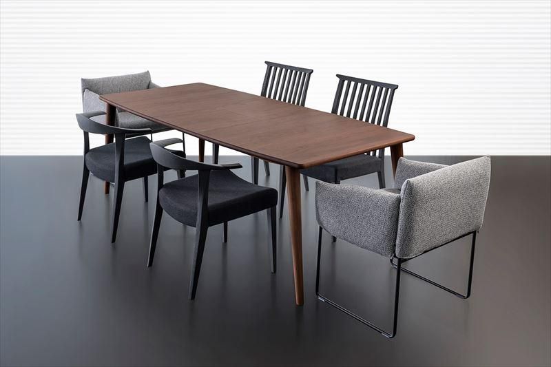 H&O テーブル 木製 金属製 組立 ウォールナット 新古品 ウォールナット