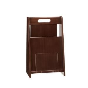 コンソールテーブル/シンプル木製(ダークブラウン/幅60x高さ80cm