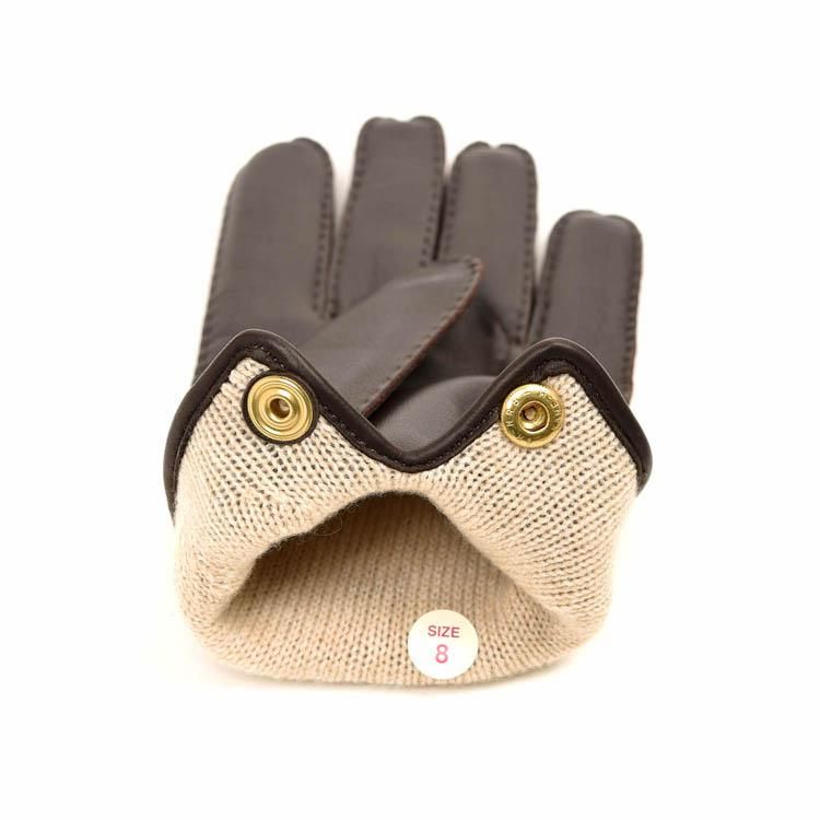 タッチスクリーン対応)】デンツ 15-2041 ヘアシープ×カシミアBROWN