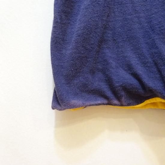 60年代製 チャンピオン ダブルフェイス リバーシブルTシャツ ネイビー