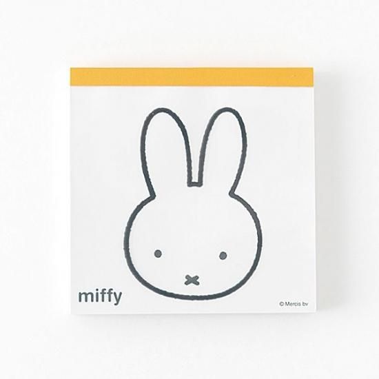 ミッフィー メモパッド・スクエア（face） 100枚入（4柄×各25枚） メモ