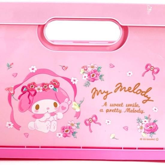 サンリオ マイメロディ 収納コンテナ(M) 収納ケース 折りたたみ 整理