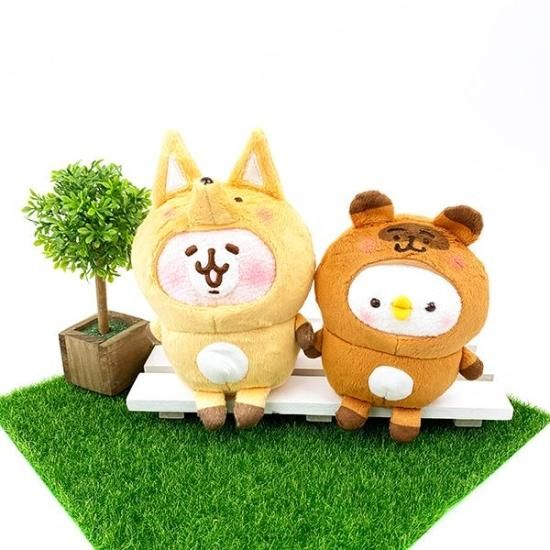 カナヘイの小動物 ピスケ＆うさぎ ぬいぐるみ うさぎ キツネ ライト