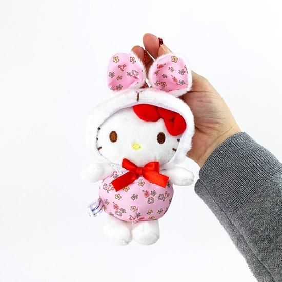 サンリオ ハローキティ フラワーバニー マスコット ぬいぐるみ ボール