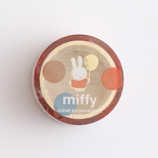ミッフィー miffy 金箔クリアマスキングテープ(toy) 文具