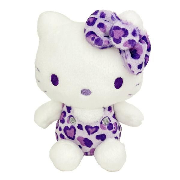 サンリオ ハローキティ ヒョウ柄シリーズ お座りぬいぐるみ パープル