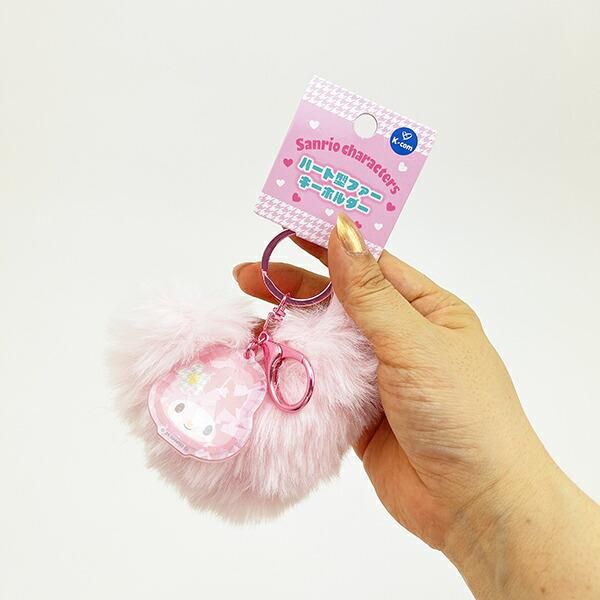 マイメロ チャームマスコット ファー サンリオ マスコットホルダー