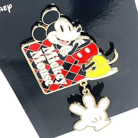非売品】ディズニー ミッキーマウス 宝箱デザイン ピンバッジ 非売品