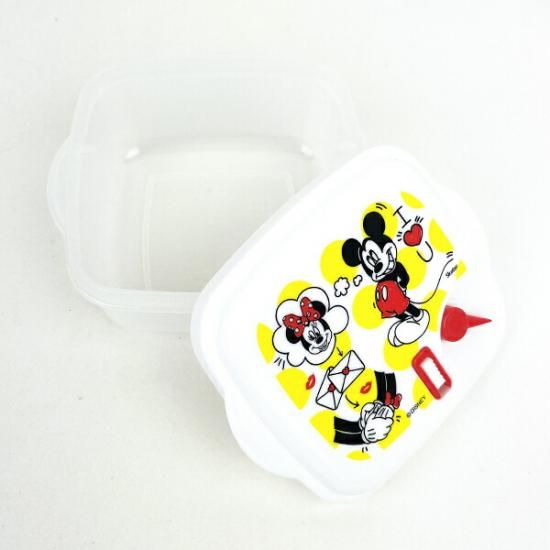 ディズニー ミッキー＆ミニー PT電子レンジ容器 4PC キッチン 日本製