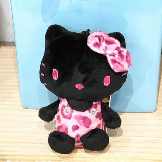 平成レトロ♡日焼けキティ☆ヒョウ柄ぬいぐるみ 派手なヒョウ柄キティ
